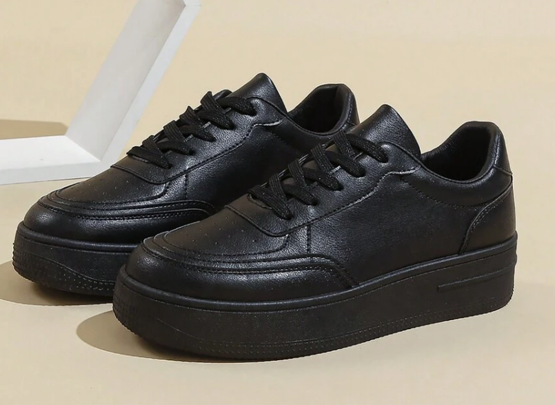 Spring Autumn Fashionable Thick Sole Increased Height