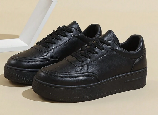 Spring Autumn Fashionable Thick Sole Increased Height